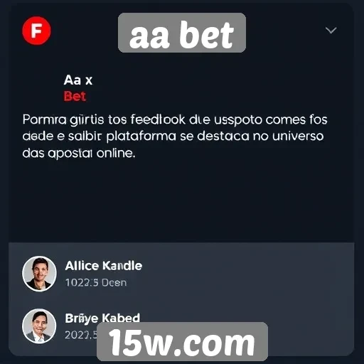 feedback dos usuários sobre aa bet
